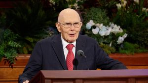 예수 그리스도 후기성도 교회의 댈린 에이치 옥스 회장이 선지자로서 전한 메세지